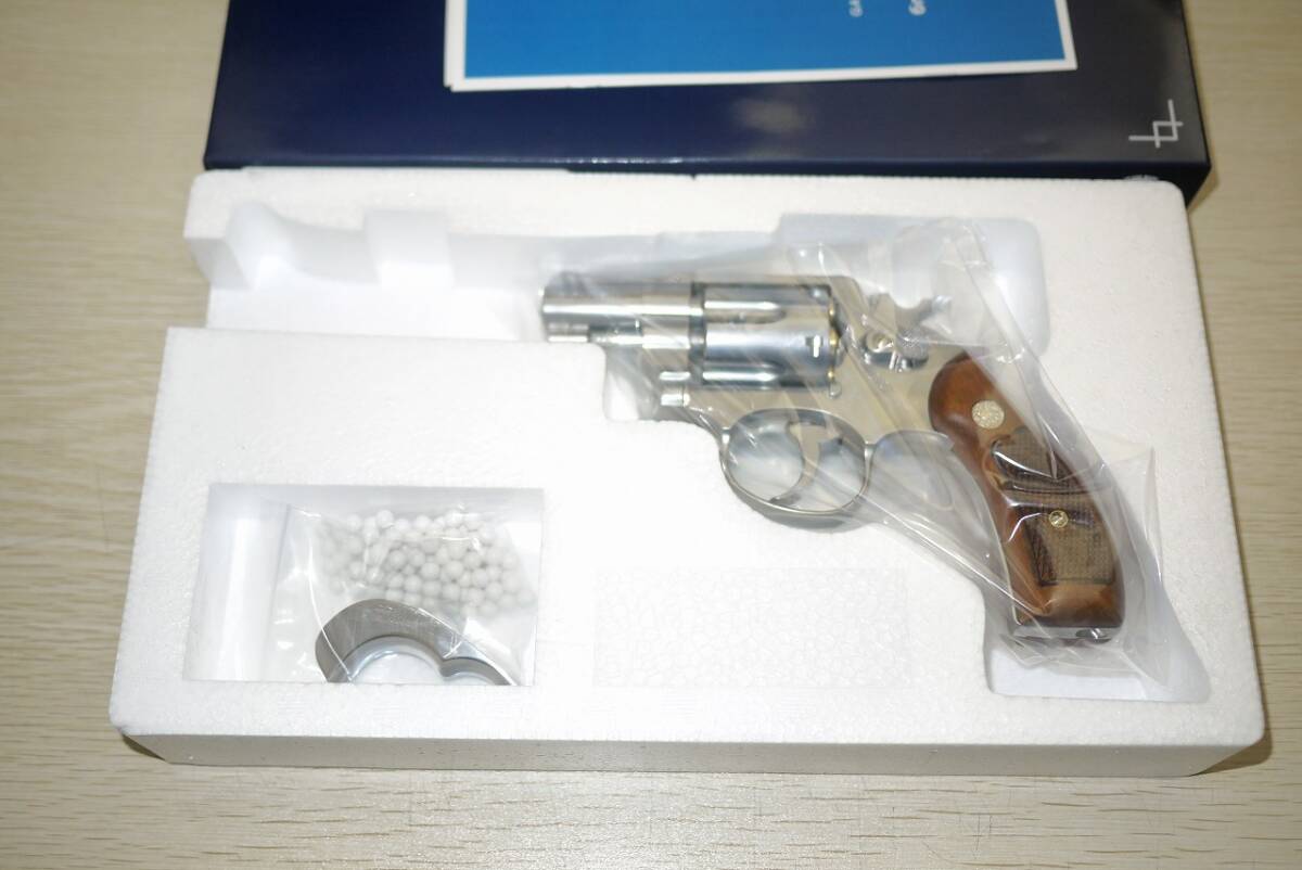 マルシン工業 S&W M64 2インチ スナブノーズ 木製グリップ シルバーABS MARUSHIN スミス&ウェッソン Smith & Wesson ガスガン 新品