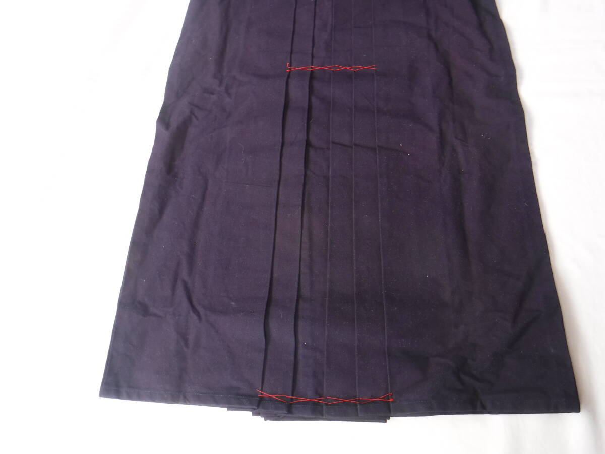 K67c◇未使用◇剣道着 袴◇雅 みやび◇２５号◇全長103.5cm、前長さ98cm◇送料680円◇