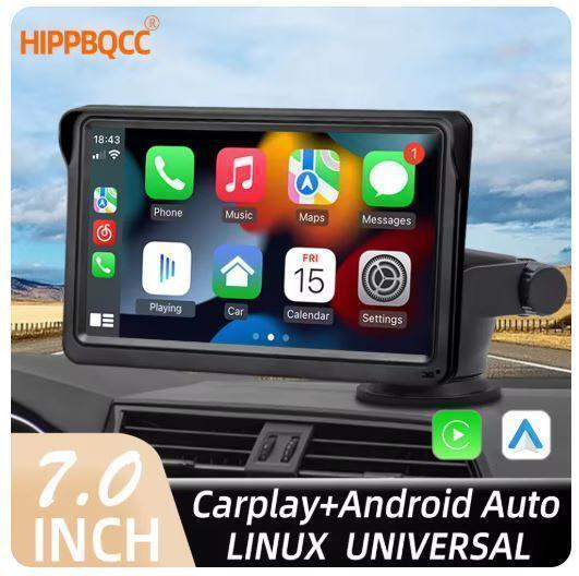 送料無料　未使用品　オーディオモニター　7インチ　Android　Auto　appleCarplay　タッチスクリーン　iPhone　Android　対応機能　f2