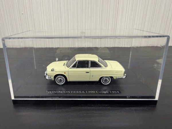 A3　EBBRO　エブロ　日野　コンテッサ　HINO CONTESSA 1300 Coupe 1964　1/43　ミニカー　ケース付き　現状品