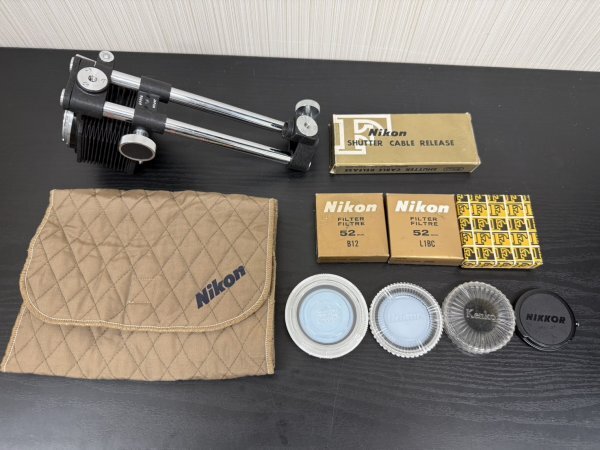 Nikon　ニコン　Fシリーズ　フィルター　ベローズ　NIPPON KOGAKU　等　アクセサリー　カメラ　一眼レフ　フィルムカメラ　現状品