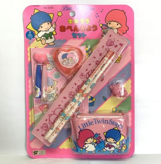 【昭和レトロ】　キキララ　おべんきょうセット