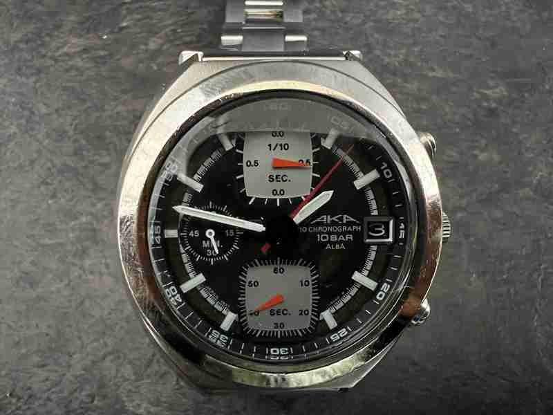 CT13545　SEIKO ALBA AKA V657-6030 セイコー アルバ クォーツ メンズ 腕時計