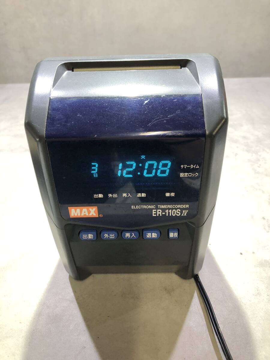 SA1130　マックス タイムレコーダー ER-110SⅣ