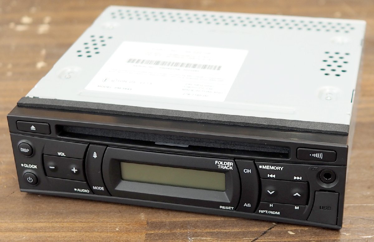 新車はずし 三菱ふそう スーパーグレート 純正 PM-3643 トラック 24V CDプレイヤー CD AM FM USB AUX