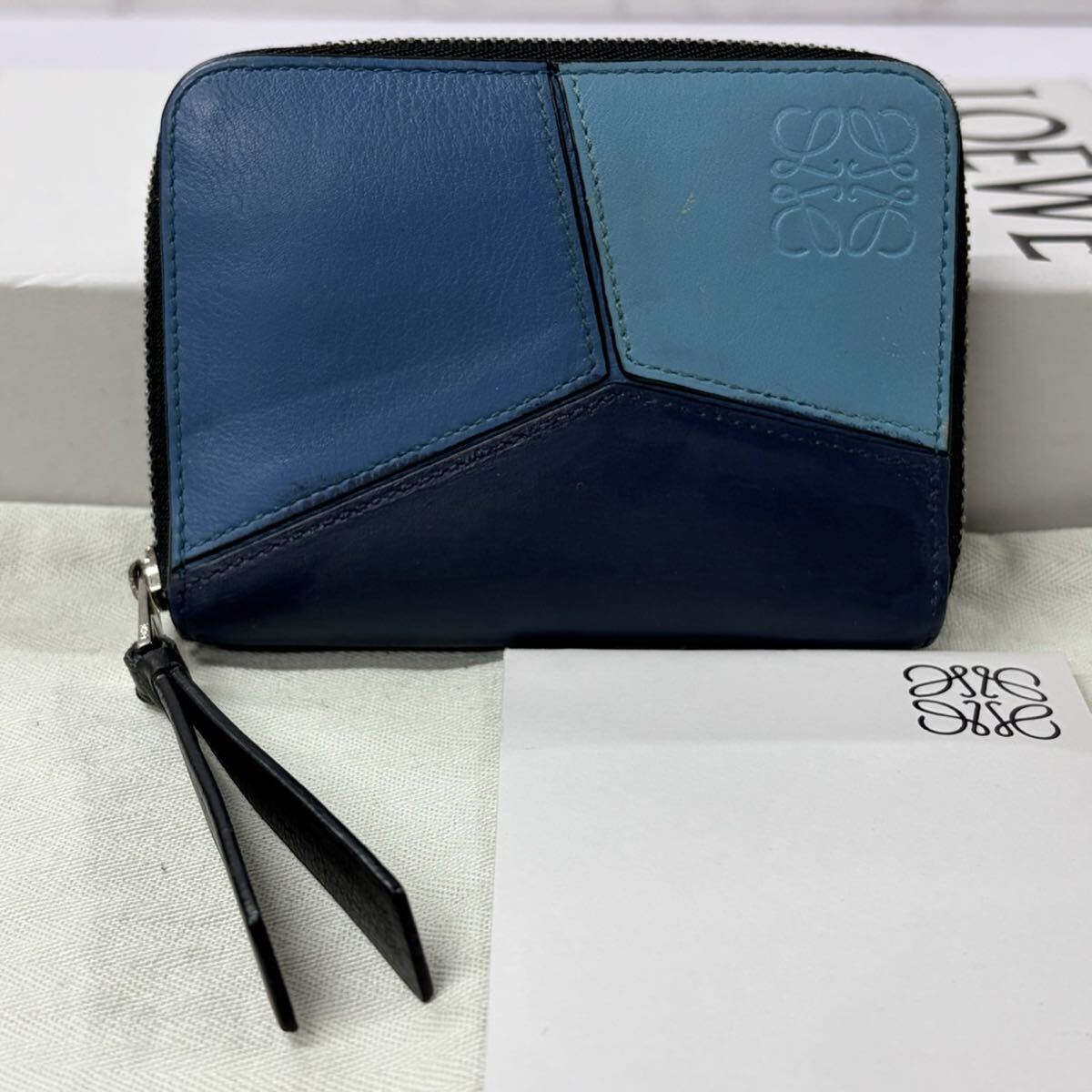 現行　ロエベ　LOEWE 財布　小銭入れ　コインケース　アナグラム　パズル　バイフォールド　メンズ　レディース　