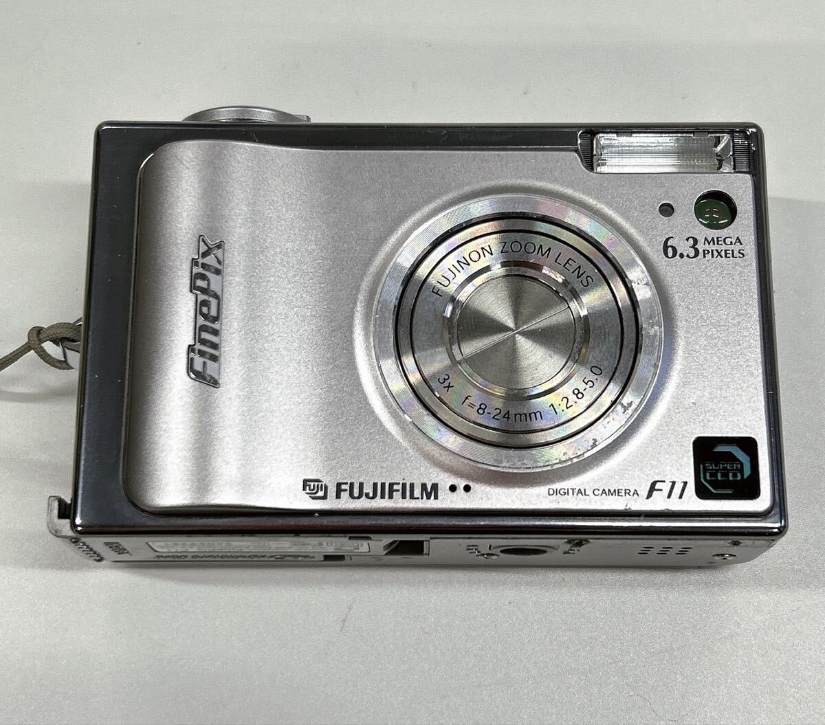 1円　FUJIFILM Fine Pix F11 6.3 メガピクセル　フジフィルム　デジカメ　付属バッテリー