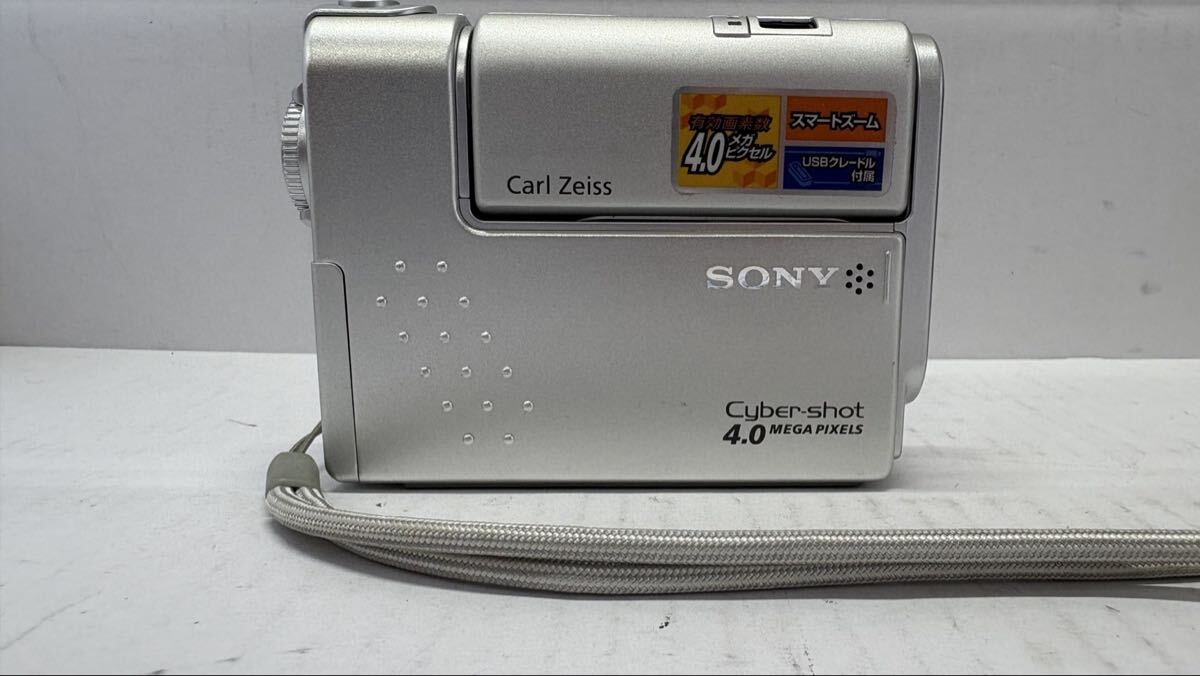1円　SONY Cyber-shot ソニー　DSC-F77 コンデジ　デジカメ　シルバー　動作未確認