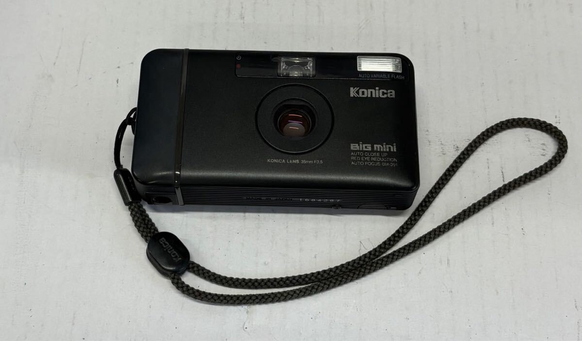 1円　Konica Big Mini BM-301ブラック　コニカ　フィルムカメラ 動作未確認