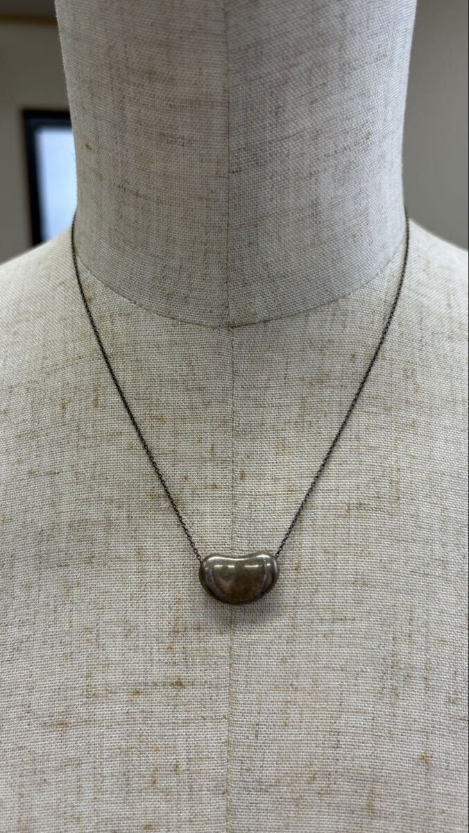 1円　Tiffany&Co ティファニー　ネックレス　ヴィンテージ　ビーンズデザイン　SV925 シルバ