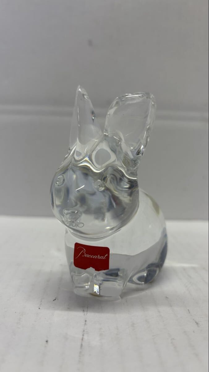 1円　Baccarat バカラ　ミニマルズ　ラパン　ラビット　うさぎ　クリスタル　オブジェ　置物　インテリア　高さ10センチ