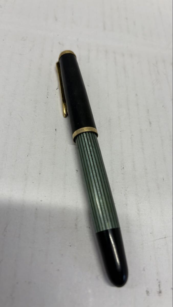 1円　PELIKAN 400 ペリカン400NN M&K 緑稿　細字　文房具　万年筆　事務用品　筆記具