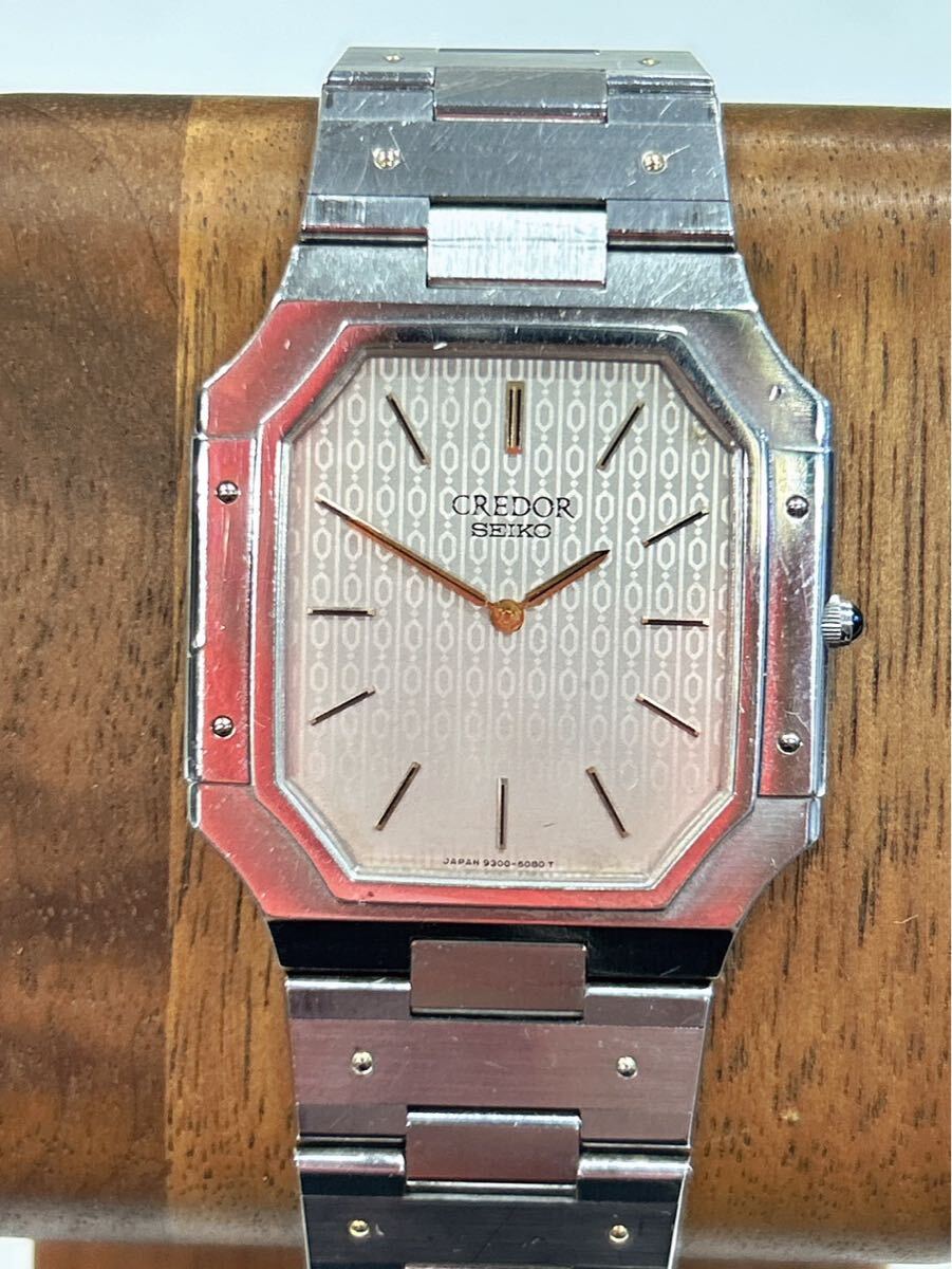 1円　SEIKO CREDOR 9300-5050 腕時計　メンズ　稼働品　セイコー　クレドール　ヴィンテージ