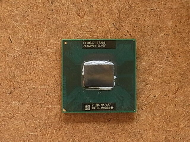 Intel T7200 2.00G/FSB667/4MB 送料230円　中古品2