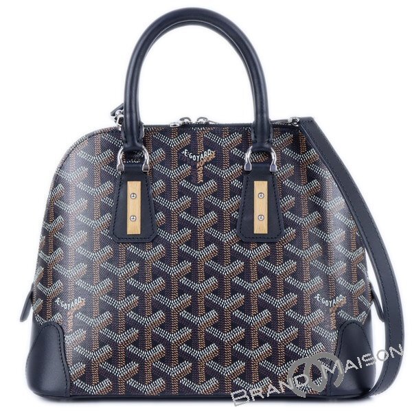 Aランク【ゴヤール】ヴァンドームミニ/ヘリボーン/ブラック/ハンドバッグ/GOYARD/レディース