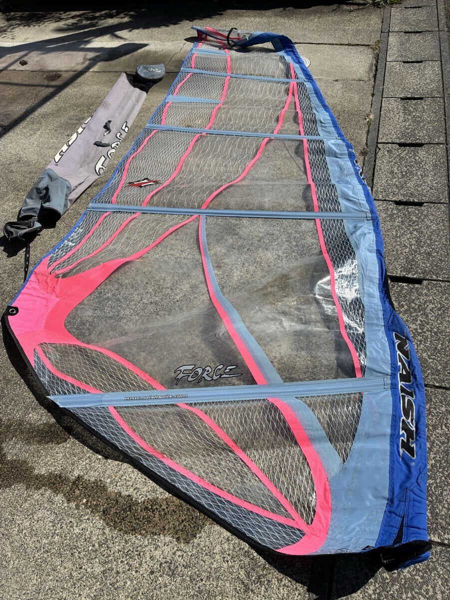 ウインドサーフィン　セイル　4.7 ruff413 boom165 補修あります