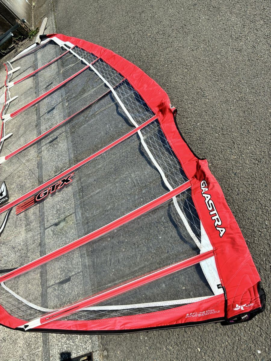 ウインドサーフィン　セイル古いわりにきれいです　8 mast490 ruff498 boom229 西濃運輸着払い以前に同じようなモノが関東で5500円位で