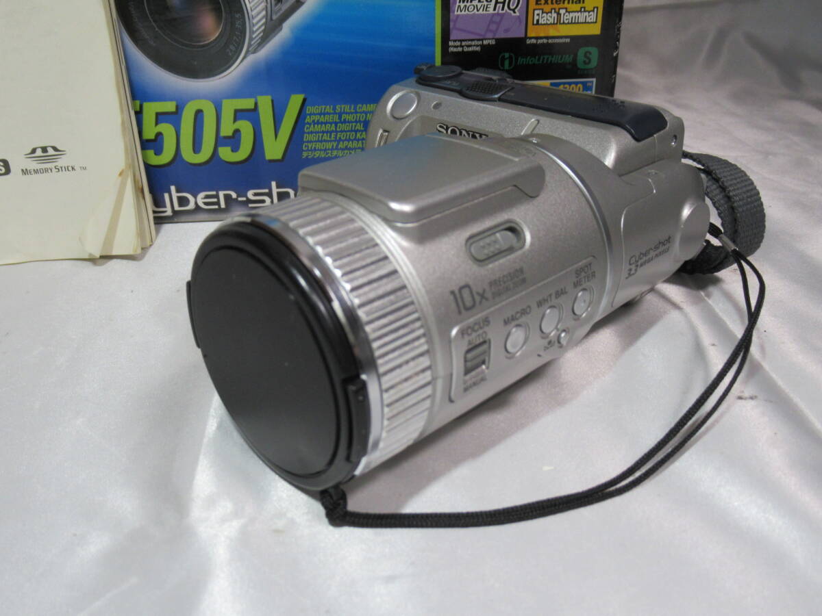 【動作確認済み】SONY / ソニー　Cyber-shot　サイバーショット　DSC-F505V　デジタルスチールカメラ　元箱　取扱説明書付き　管Z0378