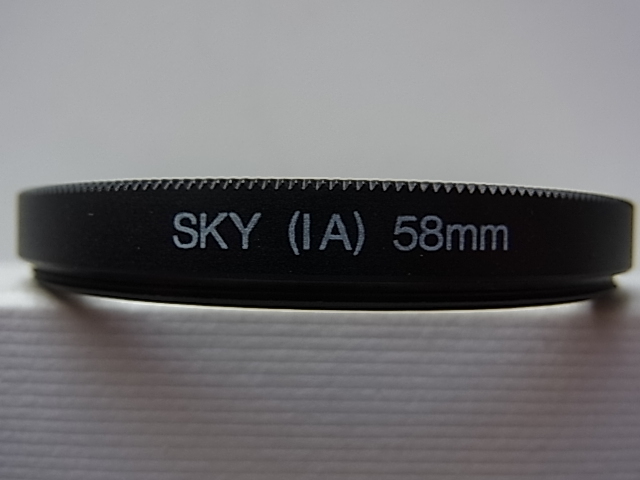 送料110円～　レンズ保護　SKY　(1A)　58mm　管理no.1
