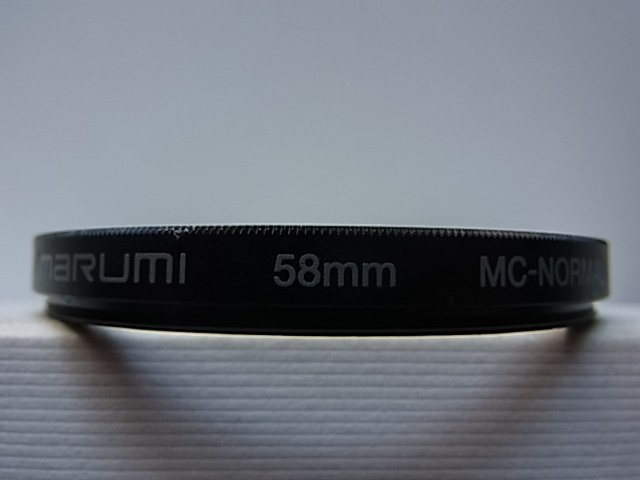 送料110円～　marumi　マルミ光機　MC-NORMAL　58mm　管理no.7
