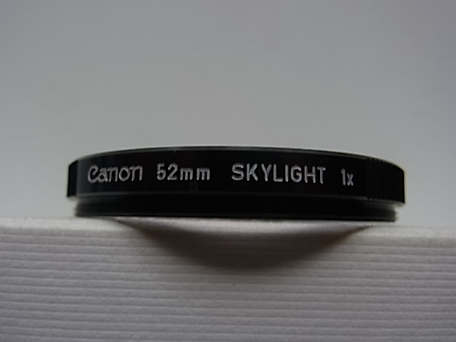 送料110円～　Canon　キャノン　SKYLIGHT　1x　52mm　管理no.1
