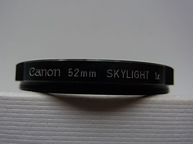 送料110円～　Canon　キャノン　SKYLIGHT　1x　52mm　管理no.4