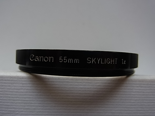 送料110円～　Canon　キャノン　SKYLIGHT　1x　55mm　管理no.10