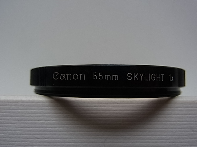 送料110円～　Canon　キャノン　SKYLIGHT　1x　55mm　管理no.4