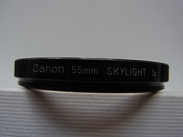 送料110円～　Canon　キャノン　SKYLIGHT　1x　55mm　管理no.13