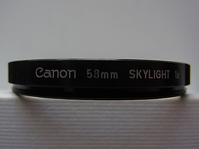 送料110円～　Canon　キャノン　SKYLIGHT　1x　58mm　管理no.31