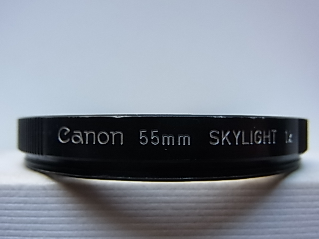 送料110円～　Canon　キャノン　SKYLIGHT　1x　55mm　管理no.16