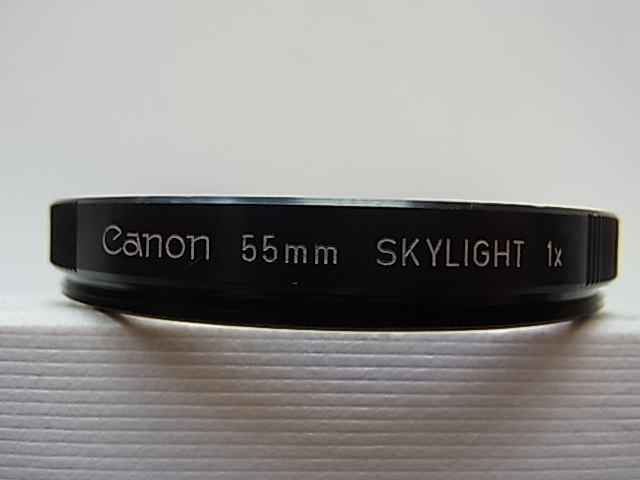 送料110円～　Canon　キャノン　SKYLIGHT　1x　55mm　管理no.19
