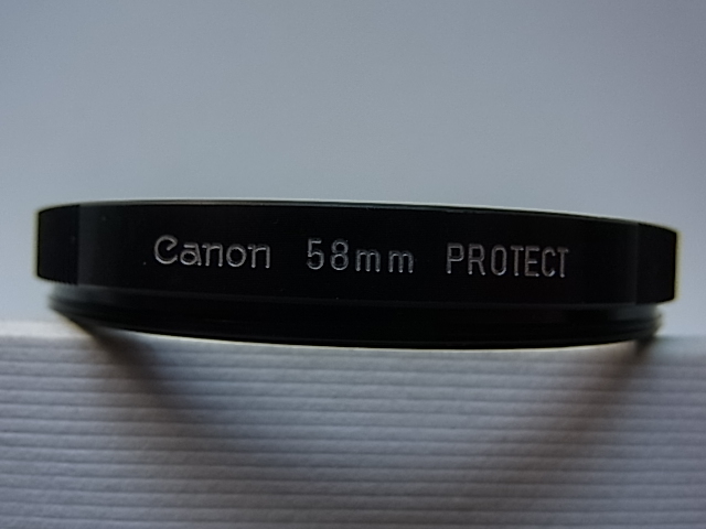 送料110円～　Canon　キャノン　PROTECT　58mm　管理no.4