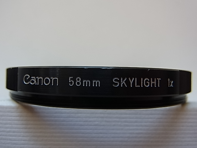 送料110円～　Canon　キャノン　SKYLIGHT　1x　58mm　管理no.13