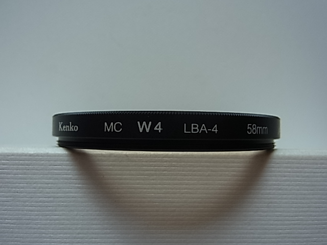 送料110円～　Kenko　ケンコー　MC　W4　LBA-4　58mm　管理no.4