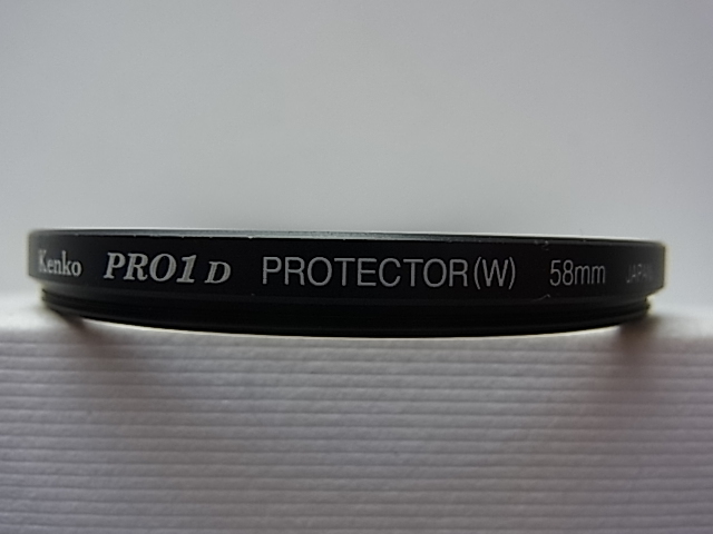 送料110円～　Kenko　ケンコー　PRO1D　PROTECTOR　(W)　58mm　管理no.229