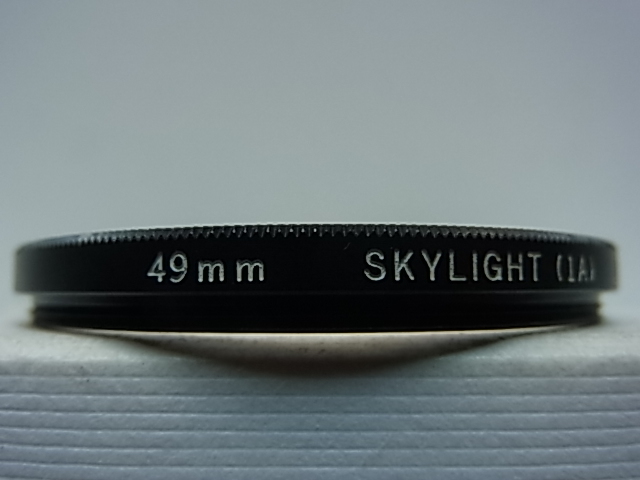 送料110円～　OLYMPUS　オリンパス　SKYLIGHT　(1A)　49mm　管理no.16　　薄枠