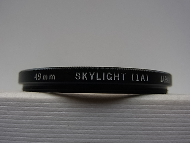 送料110円～　OLYMPUS　オリンパス　SKYLIGHT　(1A)　49mm　管理no.10　　薄枠