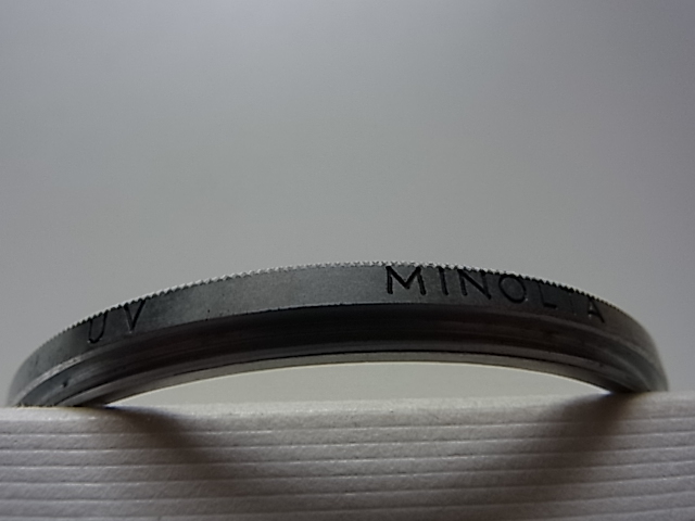 送料110円～　銀枠　MINOLTA　ミノルタ　UV　F55NA　55mm　管理no.1