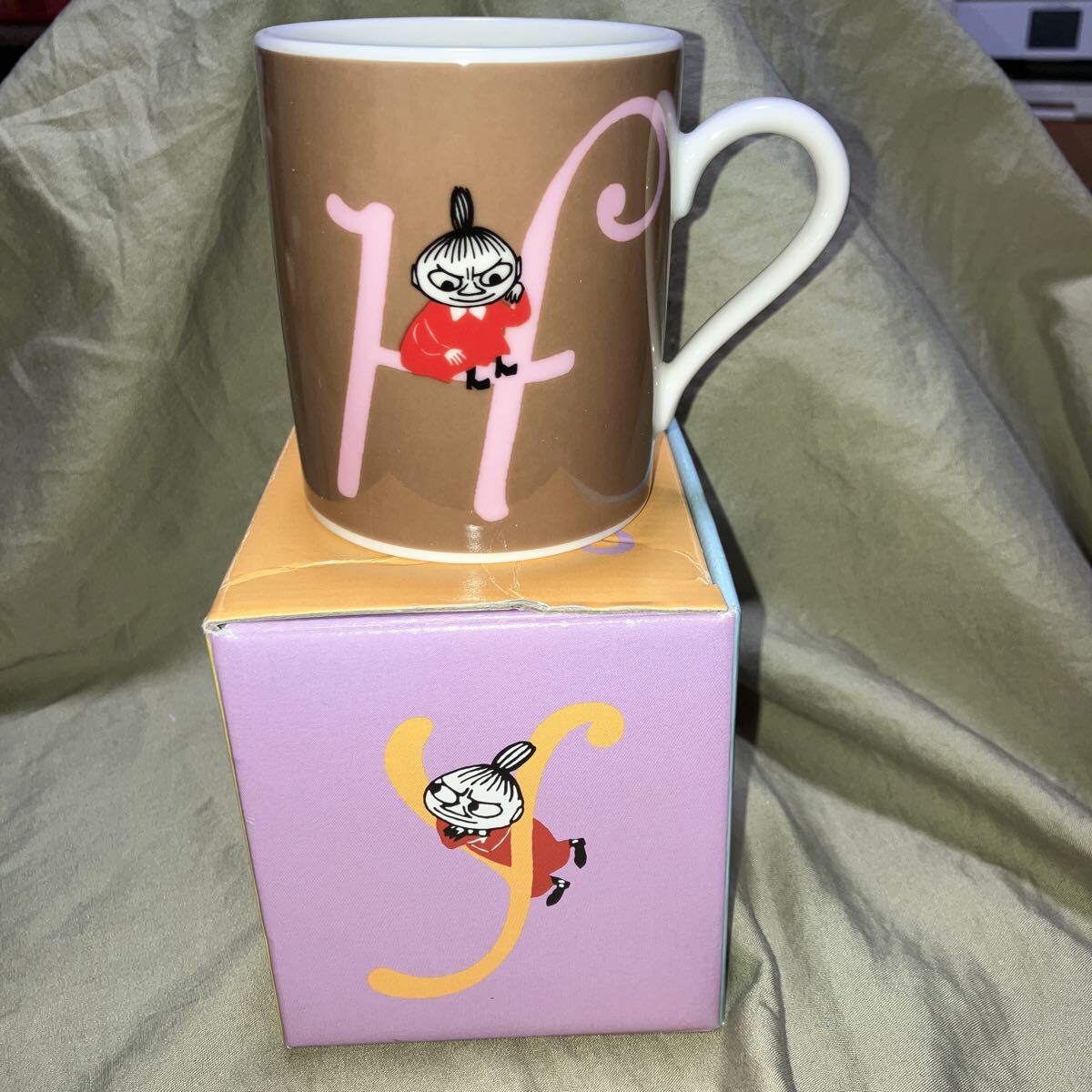 ムーミン MOOMIN イニシャルマグカップ、yamaka