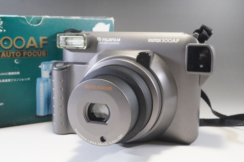1円~【C666】FUJIFILM／富士フィルム　instax 500AF　インスタックス　インスタントカメラ　元箱付