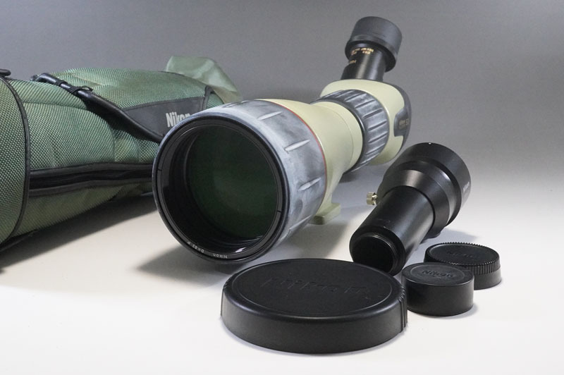 1円~【C690】Nikon／ニコン　FIELDSCOPE　D=82　P　ED　単眼鏡　フィールドスコープ　アタッチメント　FSA-L1