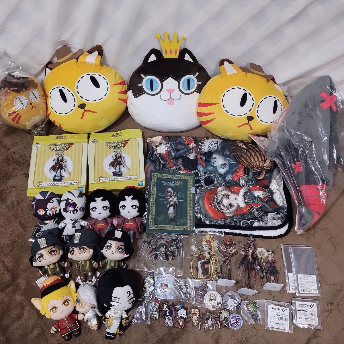 t8C104 第五人格 Identity V ぬいぐるみ マスコット 缶バッジ アクスタ グッズ まとめ 大量 セット アイデンティティ ともぬい ミニ タグ