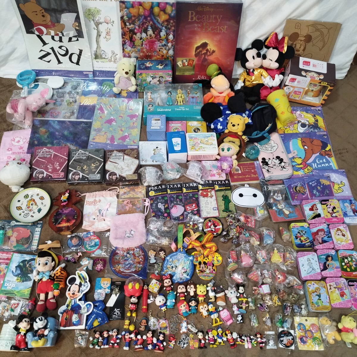 32402 Disney ディズニー フィギュア ぬいぐるみ マスコット グッズ キーホルダー まとめ 大量 セット ランド リゾート PIXER レトロ 当時
