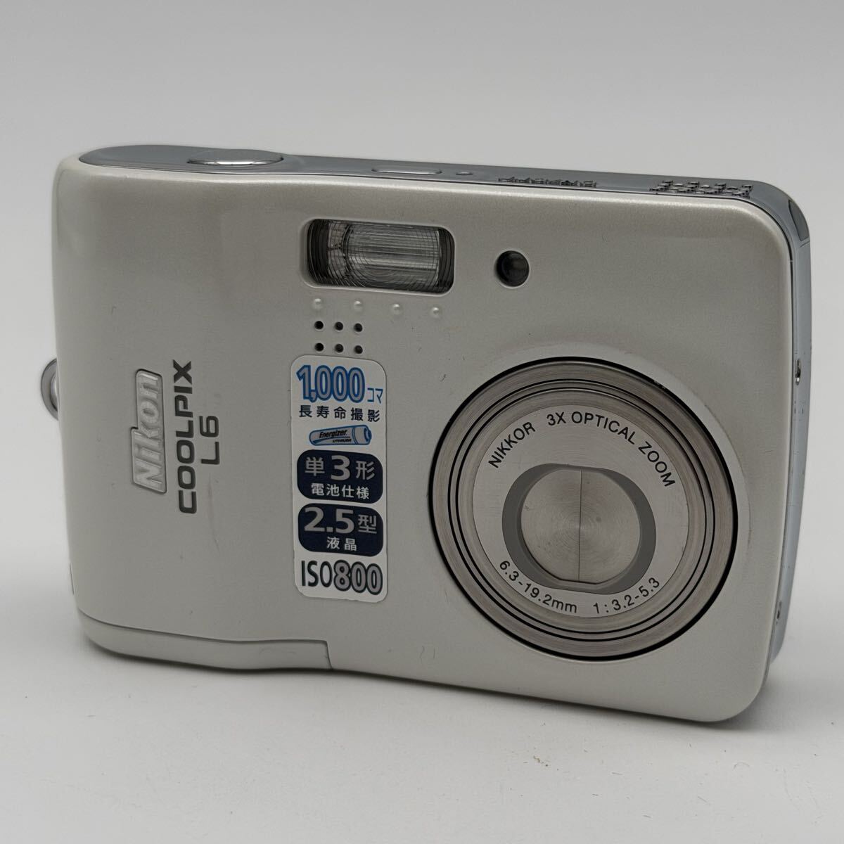 【動作未確認】Nikon ニコン ◆ COOLPIX L6 クールピクス ホワイト コンパクトデジタルカメラ MY260319-027