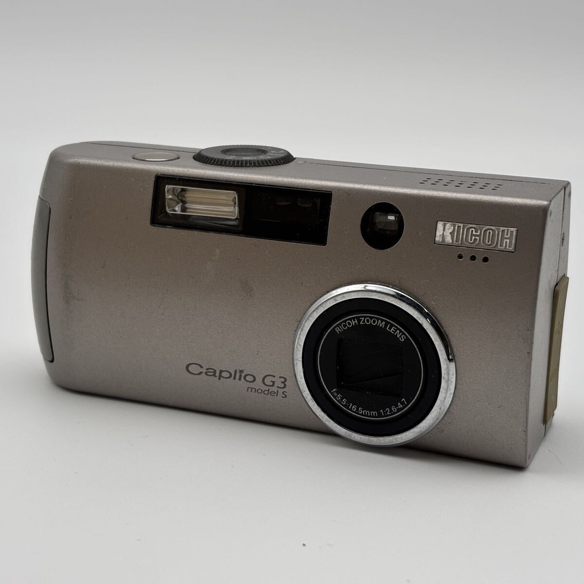 【動作未確認】RICOH リコー ◆ Caplio G3 model S カプリオ シルバー コンパクトデジタルカメラ SH260320-007