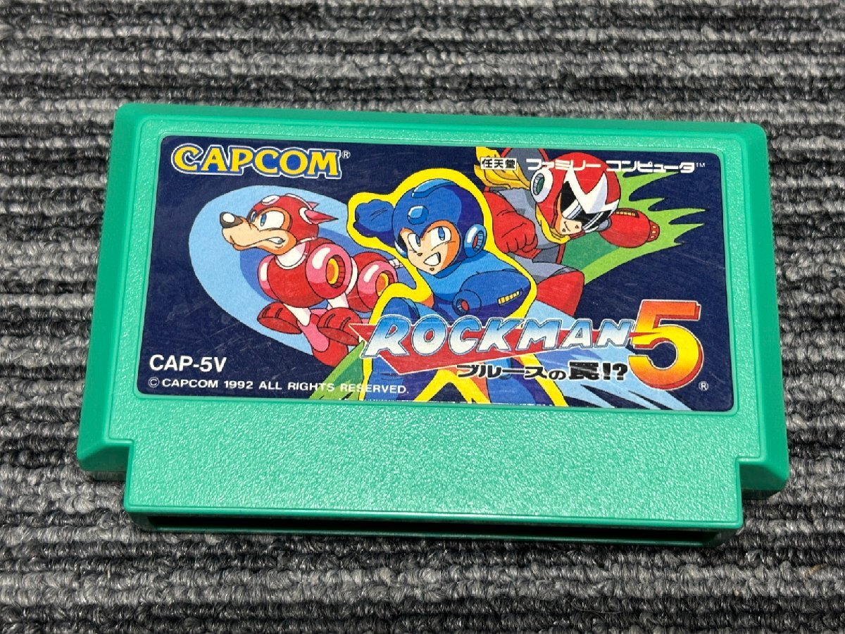 ファミコン カセット ソフト ロックマン5 ブルースの罠！？ ROCK MAN 5 FC （6）