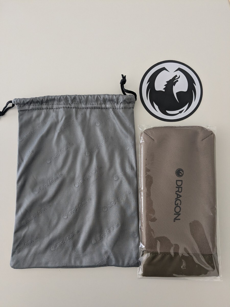 非売品 DRAGON SUNGLASS POD ドラゴン サングラスケースマイクロゴーグルバックケース 巾着袋 d1 dx3l pvx