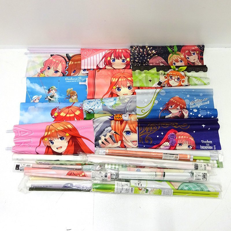 ★中古★五等分の花嫁 タペストリー まとめ売り (一花/二乃/三玖/四葉/五月) ★【TY721】