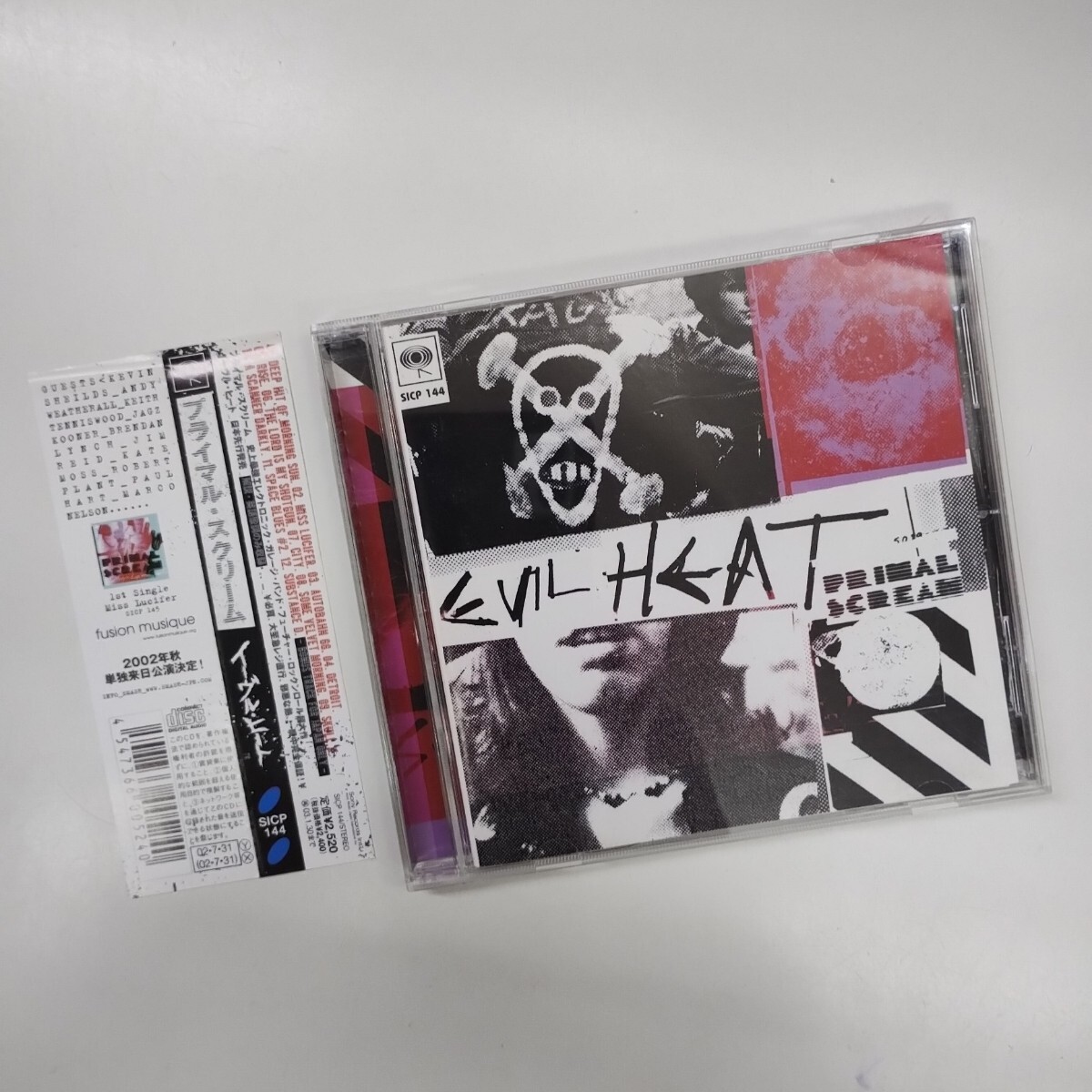 ♪ プライマル・スクリーム　PRIMAL SCREAM　イーヴル・ヒート　EVIL HEAT　SICP-144　日本盤 CD　ボビー・ギレスピー